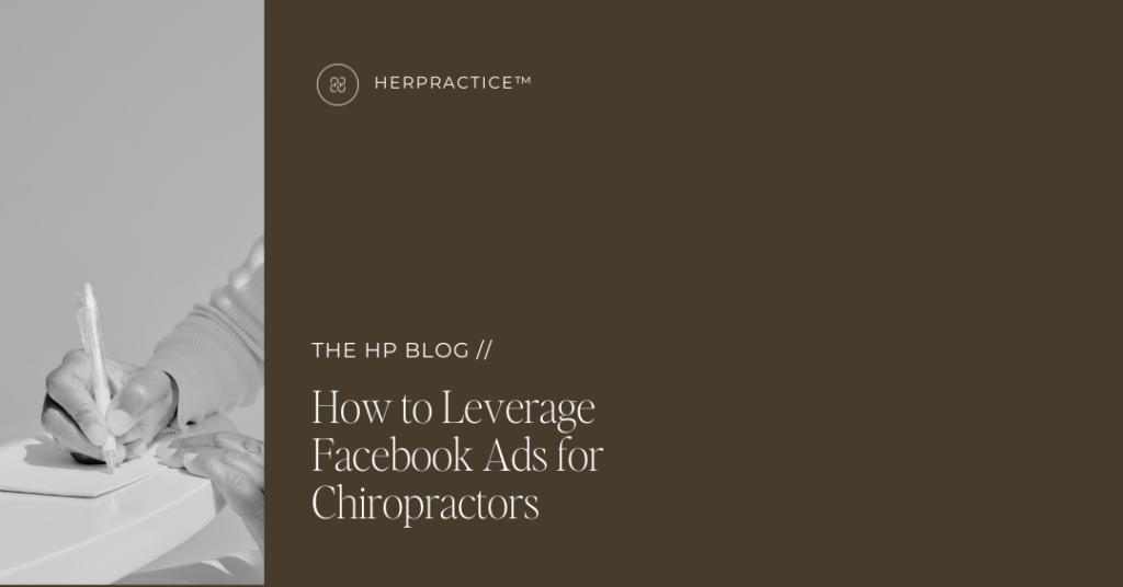 Facebook ads for chiropractors