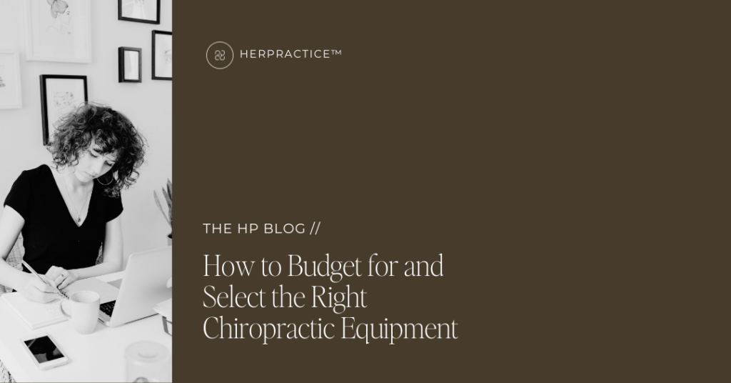 choosing chiropractic equipment